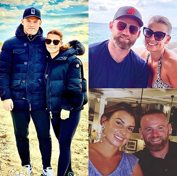 Coleen chia sẻ những khoản khắc vợ chồng bên nhau chúc mừng sinh nhật Rooney. Ảnh: Instagram.